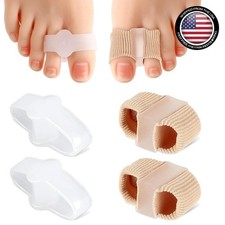 Hammer Toe Straightener for Women  Men - 4 Pack Adjustable Toe Splints for Hamm