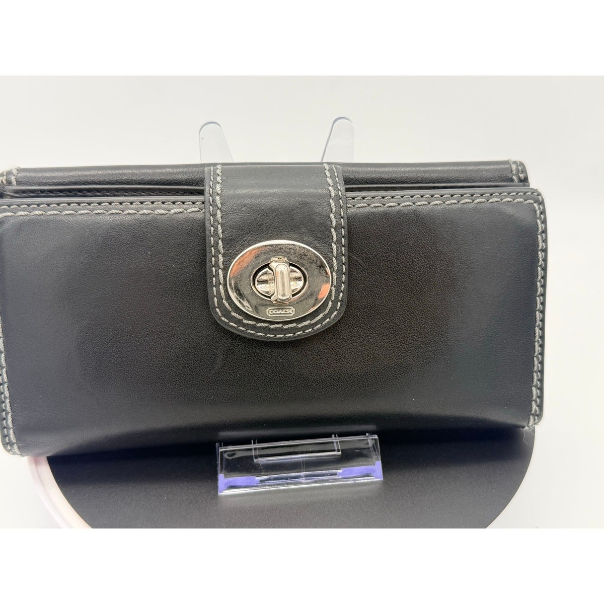 Coach Vintage Park Leather Turnlock Wallet | eBay