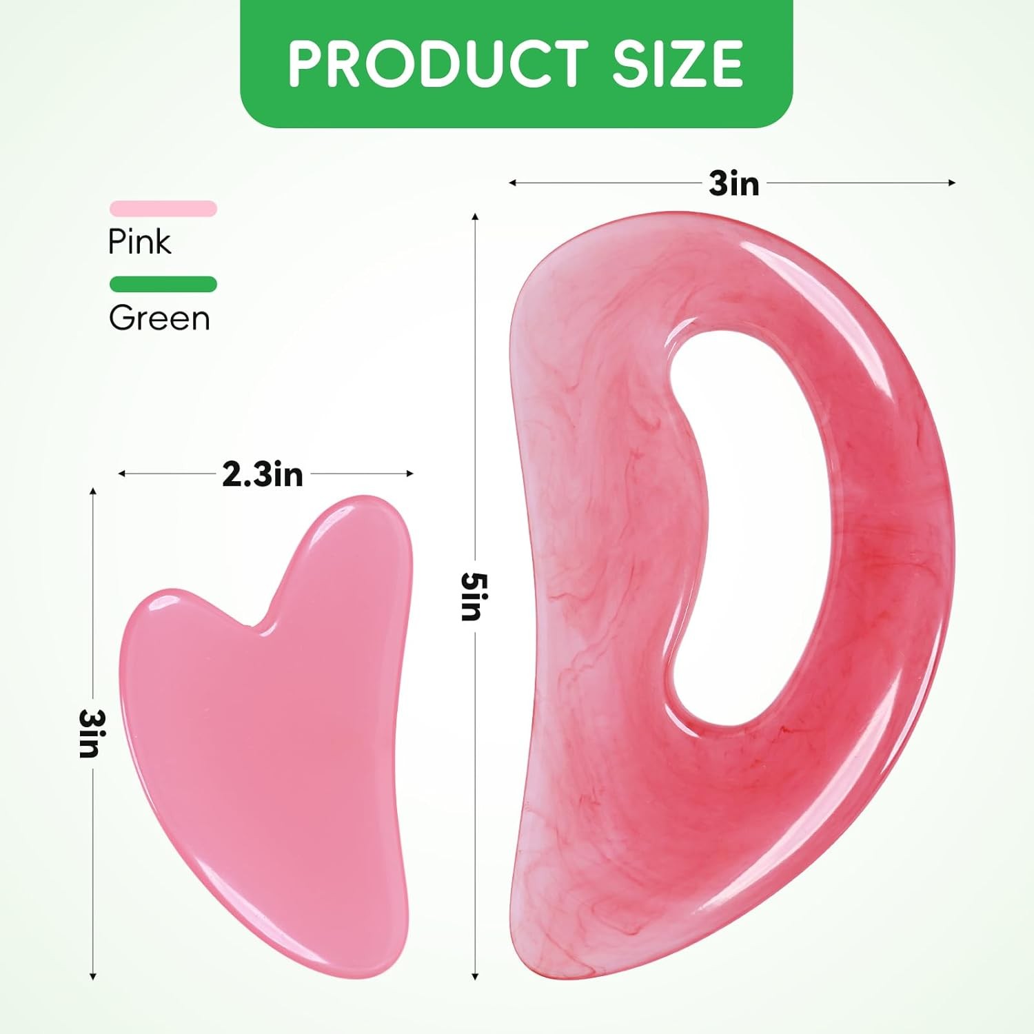 Body Gua Sha Tool Cellulite Guasha for Massage Tools Pink 