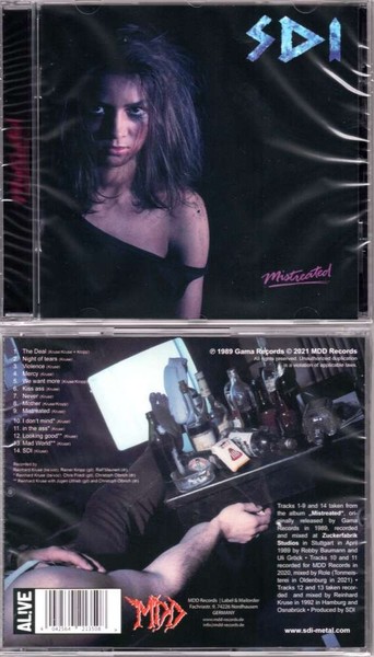 S.D.I.- Mistreated CD +Bonustracks Ovp/Sealed German Speed Metal 1989 Classic-image