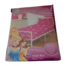Disney Princess Single Quilt Cover Set 2pc 140x210cm Quilt+Pillowcase Licensed