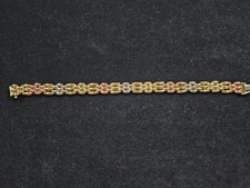 ? 14k Rose/White/Yellow Gold 7+ inch Bracelet 14.64 grams total (0.275 oz AGW) 3335.53 per troy oz
