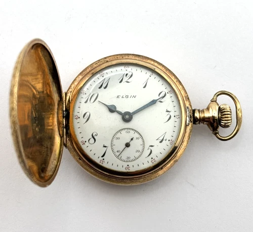 Elgin 1912 Antique Mechanical Pocket Watch  7J  0s   16913813 NON-WORKING