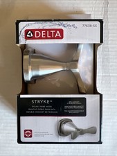 Delta Double Robe Hook. Stainless Steel. 77638-SS T6