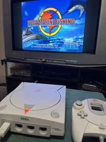 Sega Marine Fishing (Sega Dreamcast, 2000) CIB Complete Tested Working