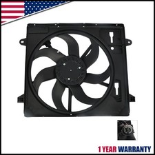 Conjunto de ventilador de refrigeración del radiador con motor sin escobillas para Jeep Wrangler 12-17 3,6 L
