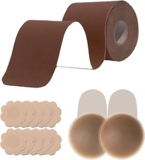 Boob Tape Breast Lift Tape for Large Breasts,2 Pcs Silicone Breast Reusable