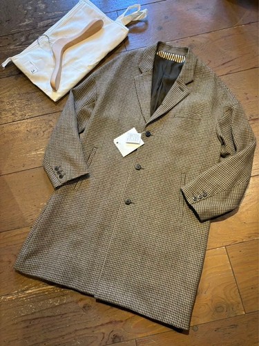Used 2021 Visvim Hammons Coat Tweed Size 3 Brown Length 103cm