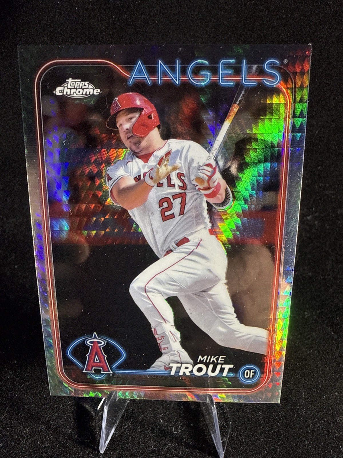 2024 Topps Chrome - Mike Trout #200 Prism Refractor