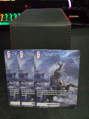 Final Fantasy TCG Ixion PR-135 NON-FOIL FULL ART PROMO 3x Playset
