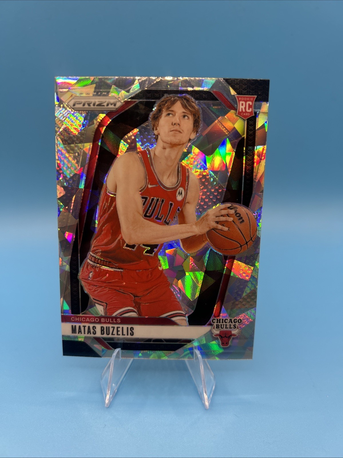 2024-25 Panini Prizm - Matas Buzelis #252 Ice Prizm (RC)