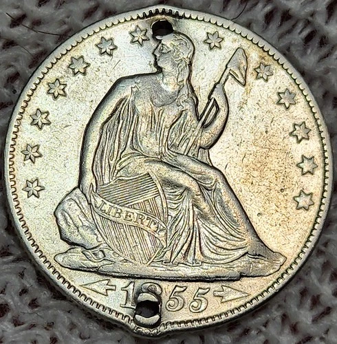 1855-O Seated Liberty Half Dollar — photo from another recent sale