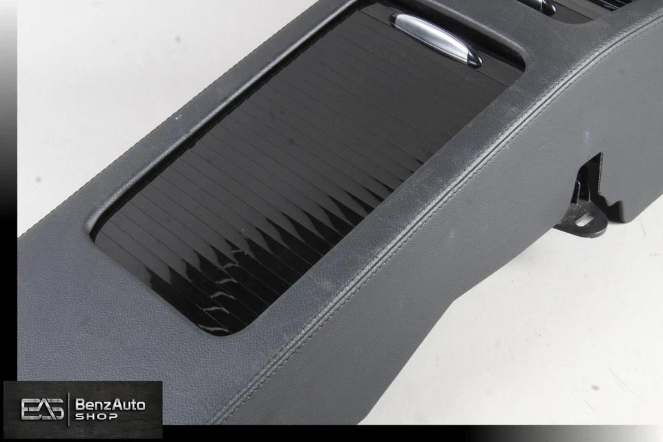 12-18 Mercedes CLS63 CLS550 consola central trasera reposabrazos almacenamiento moldura negro OEM Foto 3 de 4