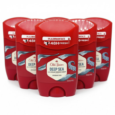 Old Spice Deodorant Stick Deep Sea with Ocean Breeze Scent 50ML 6Pack