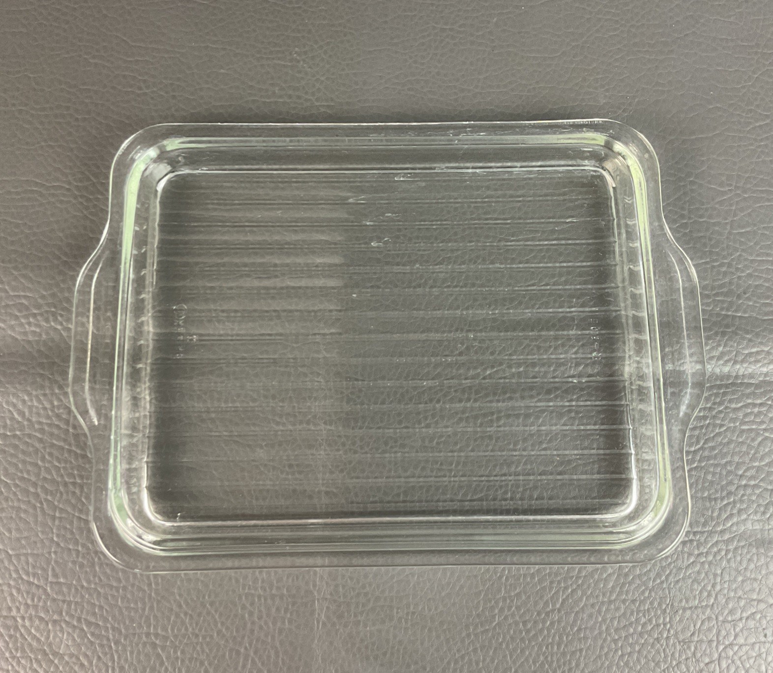 Pyrex 503-C LID ONLY Ribbed Glass  Handles Refrigerator Dish Cover