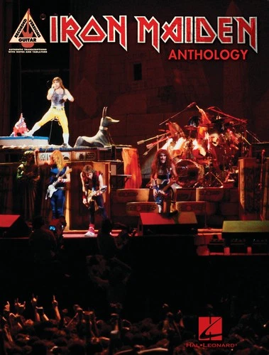 Iron Maiden Anthology Guitar Tab Sheet Music Chords Lyrics Rock Songs Book