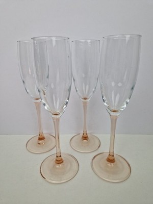 LUMINARC ROSE Flöten Sekt Cava Prosecco Sektgläser x 4