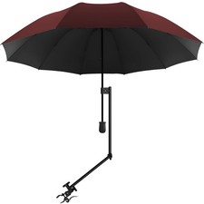 XLINGZA UPF 50+ Beach Umbrella Adjustable Universal Clamp Manual