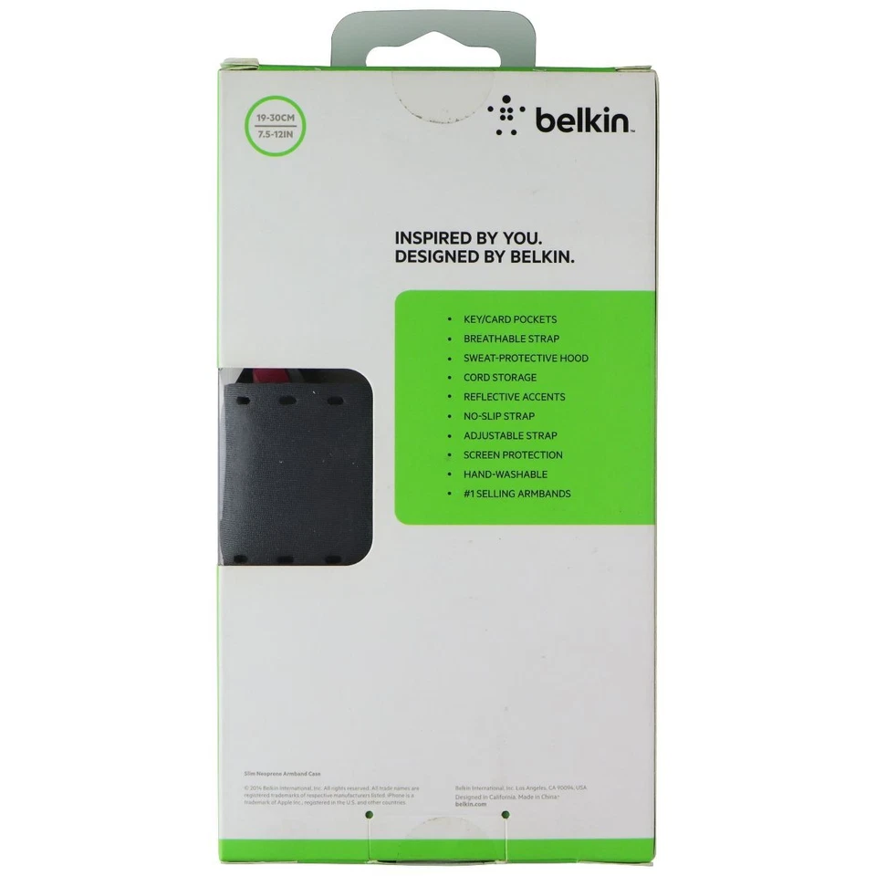 Brazalete Belkin Slim-Fit Plus para Apple iPhone 6 - Fucsia Foto 2 de 2