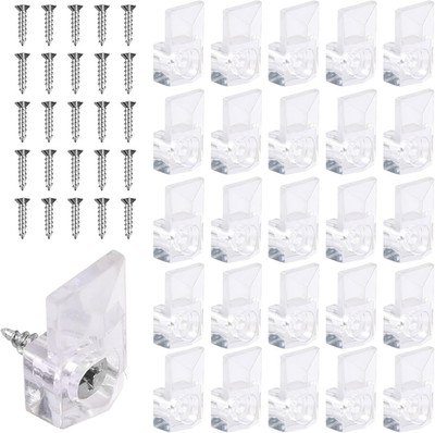 25Pcs Mirror Hangers for the Wall Frameless Kit for Wall & Fixed Mirror Box Door
