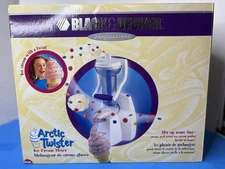 Black & Decker IC200 Arctic Twister Soft Serve Ice Cream Machine Mixer Kid Party