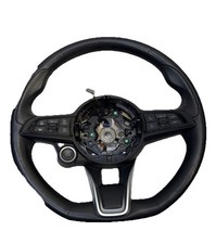 2018-2022 Alfa Romeo Stelvio Steering Wheel Black Leather W Heat Oem