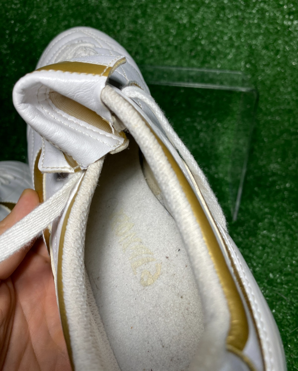 VNDS 2007 Nike Tiempo FG Legend II White Gold R10 Ronaldinho