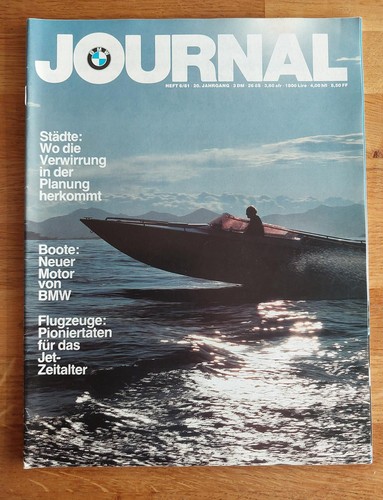 BMW Journal 06/1981 Neuer BMW-Bootsmotor - BMW 328