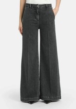 Jeans donna Luisa Spagnoli OPACITA - gamba larga - grigio denim grafite taglia 38