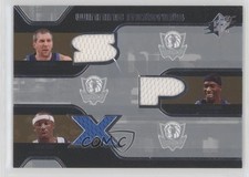 2007 SPx Winning Materials Triple Dirk Nowitzki Josh Howard Jason Terry HOF 10p1