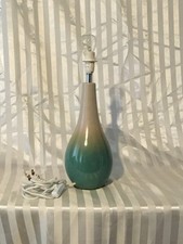 Green And Cream Table Lamp Corded And Switch