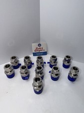 Parker 12MSC16N-316 3/4 Inch Compression x 1 Inch MNPT SS Fitting Lot 11