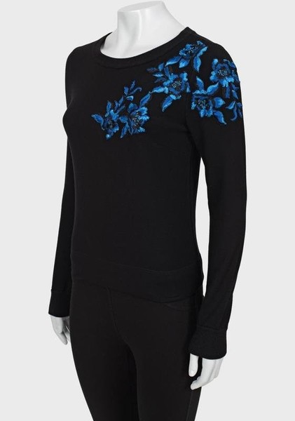 Women Ermanno Scervino Sweater Black Cashmere 34 /