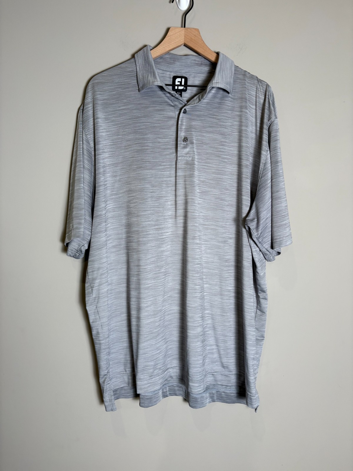 Footjoy Gray Polyester Blend Performance Stretch … - image 1
