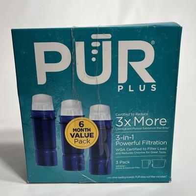 Pur Plus PPF951K3 Lead Reduction Water Pitcher Replacement Filter - 3 Pack