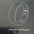 Smart Ring Activity Tracker Silver Waterproof Heart Rate SpO2 Sleep Monitor