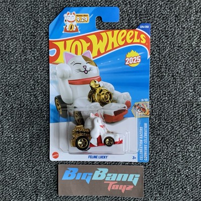 Hot Wheels Feline Lucky #234 Mainline 2025 Case N/P (In-Stock