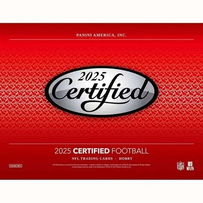 2025 Panini Certified Football Hobby Box factory sealed 25PAFC