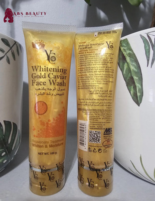 1×YC Whitening Gold Caviar Face Wash Rejuvenate Treatment Whiten & Moisture  