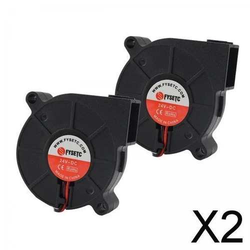 2X 50mm fan 24V Dual Ball Bearing Brushless 5015 50x15mm -