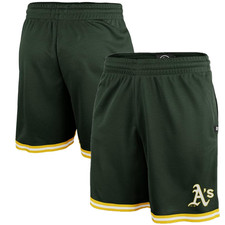 Oakland Athletics Men's Shorts 47 Brand MLB Back Court Shorts - New