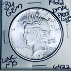 1922 P BU GEM PEACE SILVER DOLLAR UNC MS+++ U.S. MINT RARE COIN 6422