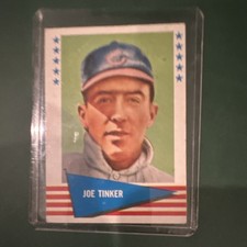 Fleer 1961 Joe Tinker #143 Baseball Card Chicago Cubs MLB Baseball Greats