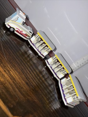 Disney Parks Transport Parking Lot Tram Die Cast Vehicle Play Set Complete