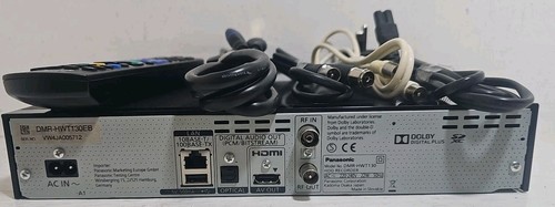 Panasonic DMR-HWT130 500GB HDD Recorder mit Fernbedienung - Schwarz - Bild 4 von 4