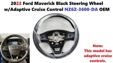 2022 Ford Maverick Lariat Steering Wheel Wadaptive Cruise Control Nz6z-3600-da