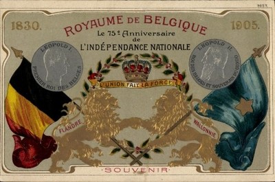 Präge CPA Royaume de Belgique, Independance Nationale, Leopold I.,... - 11354677