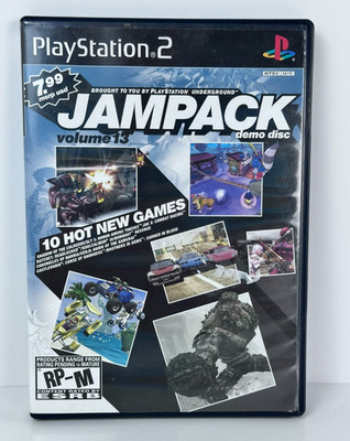 ps2セット！ Sony PlayStation 2 Jampack Volume 13 Demo Disc PS2 Game Complete