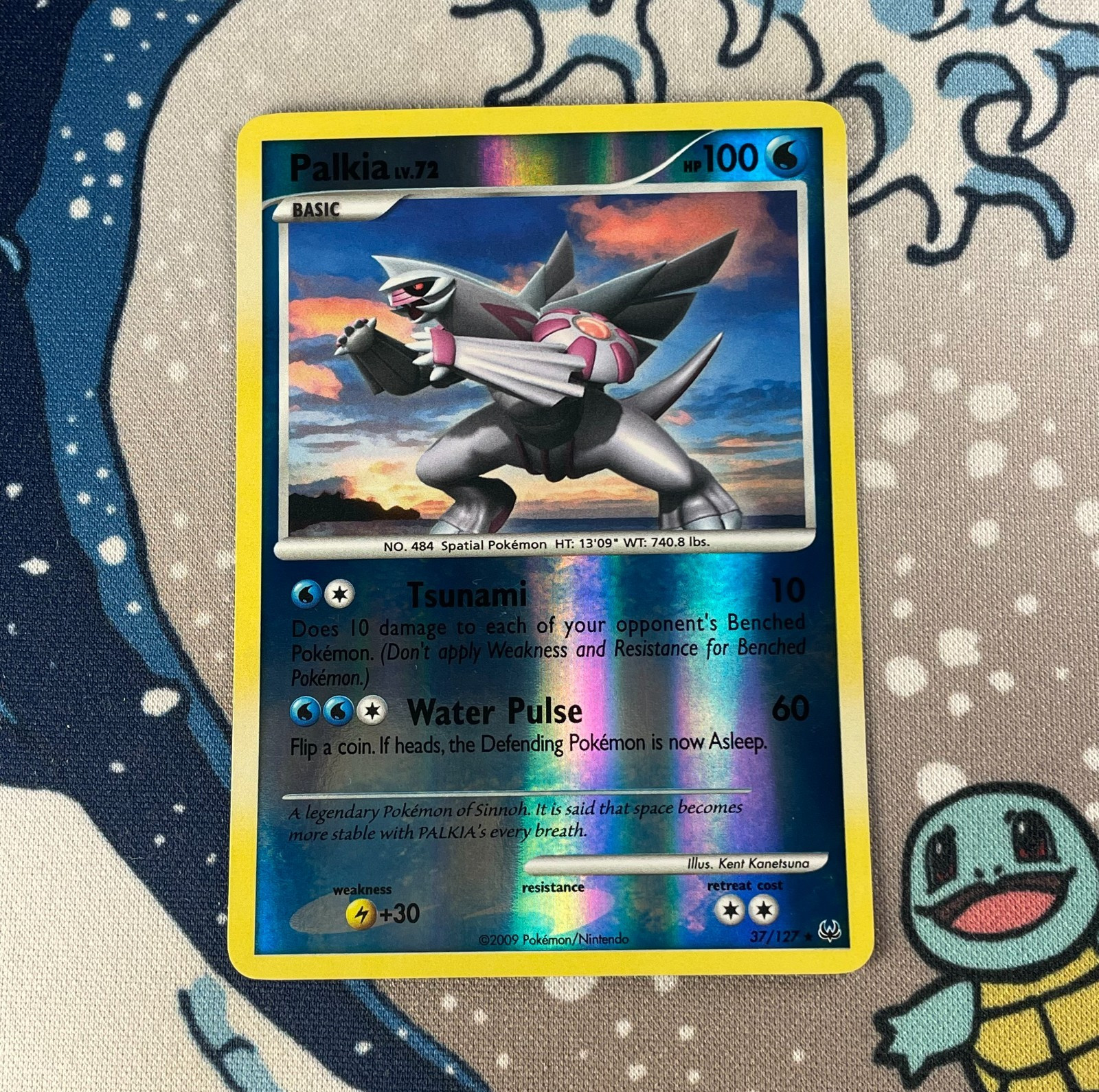 Palkia 37/127 Reverse Holo Rare Platinum Base Set Pokemon Card 2009 LP