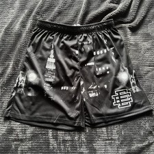 Eric Emanuel Black Skyline Basic Shorts/Size Medium /Brand New